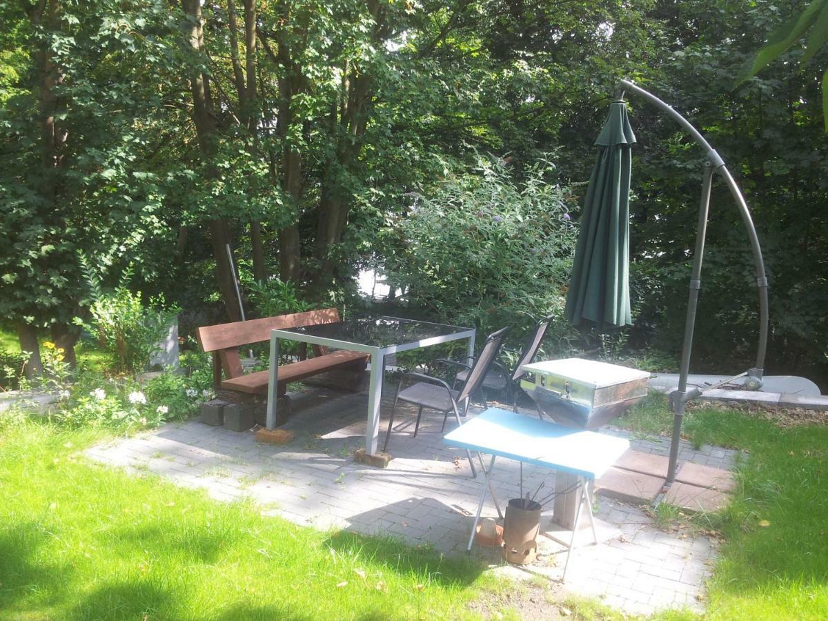 Fewo 1 Waren Mueritz - Haus Buchen Am Tiefwarensee - 1 Zi Extérieur photo